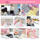 Glatte, schicke, flauschige falsche Wimpern, 25 mm, Nerzwimpern, Großhandel, lange, volle Streifenwimpern, Anbieter von Nerzwimpern, Verlängerung, Bulk, 1 Paar