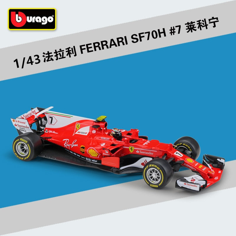 Bburago 1:43 Mercedes-Benz Team  Lewis Hamilton  W10-44 SF90 RB  F1 Racing Formula Car Static Simulation Diecast Alloy Model Car