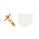 LMDZ 12/24 STÜCKE Blindnadel Ältere Nadel Seitenlochnadeln Schwanzseitenöffnung Edelstahl Handnähnadeln Einfädeln