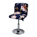 Stretch-Barhocker mit niedriger Rückenlehne und Spandex-Sitzbezug Esszimmerstuhlbezug Barstuhl-Sitzbezug Bürositzbezug