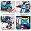 City Technical RC Robot Transformation Racing Car Building Blocks Remote Control Robot Weapon Bricks Toys For Children