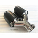 Bonfaser Gegrillter Bule Edelstahl Universal DUAL Automobile Remus Auspuffrohr Schalldämpfer Autozubehör Modifikationstipp