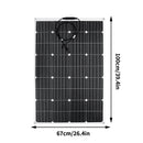 Panel Solar ETFE de 600w y 1200w, 12v, sistema fotovoltaico para el hogar, inversor, Kit completo, cargador de batería de celda Solar para coche, barco, Camping