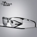 Cook Shark 2020 nuevas gafas de sol de aluminio y magnesio para hombre, gafas de sol polarizadas HD para conducir, gafas para conducir, marea
