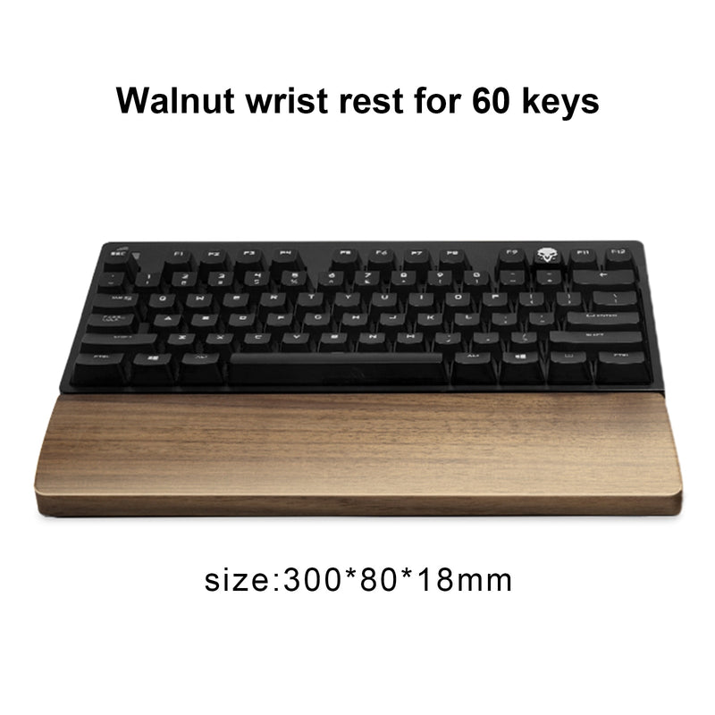 Teclado de madera de nogal Reposamuñecas Vaydeer Ergonomic Gaming Desk Muñequera Soporte