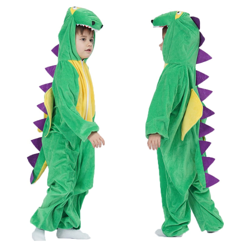 Umorden Jungen Mädchen niedliches Tier Dinosaurier Kostüm Cosplay für Kinder Kind Fantasia Kindertag Halloween Purim Party Kostüm
