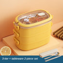 Isolierte Lunchbox aus Edelstahl, Studentenschule, mehrschichtige Lunchbox, Geschirr, Bento, Lebensmittelbehälter, Aufbewahrung, Frühstücksboxen