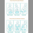 0-48 Monate Ergonomischer Babytragerucksack mit Hüftsitz für Neugeborene Multifunktions-Säuglingstragetuch Taillenhocker Baby Känguru