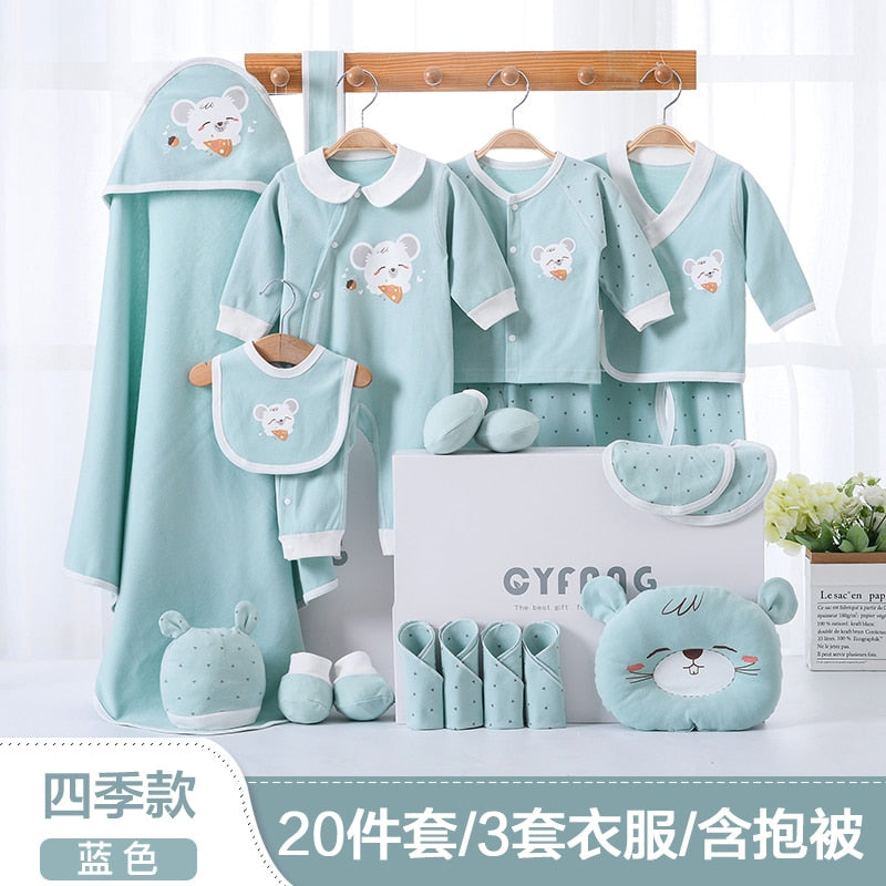 Newborn Clothes Outfits Baby Cotton Infant Clothing Suit Print NewBorn Boys Underwear Set