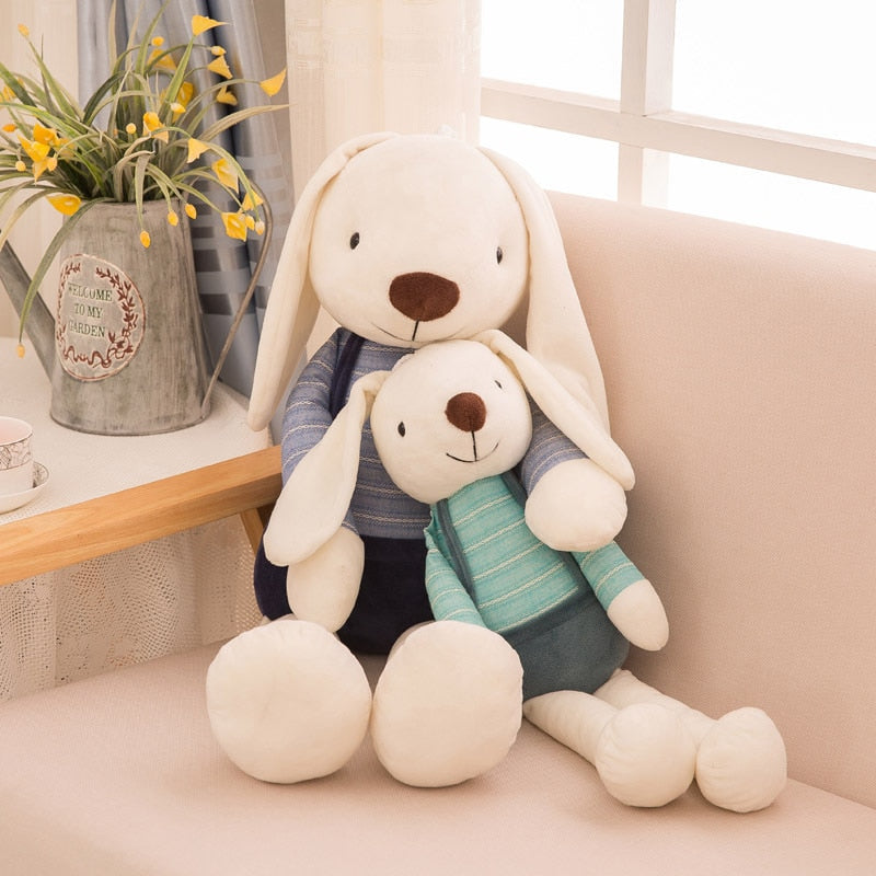 Kawaii 40cm Bunny Plush Rabbit Baby Toys Cute Soft Cloth Stuffed Animals Rabbit Home Decor For Children Baby Appease Toys Gift