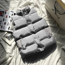 2022 Winter Baumwolle Daunenweste Frauen Lose Weste Bodywarm Jacke Baumwolle Gefütterte Jacke Ärmellose Weibliche Winter Weste