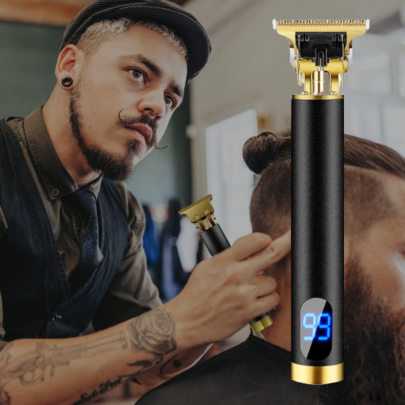 2021 USB T9 Hair Clipper Professional Electric hair trimmer Barber Shaver Trimmer Beard 0mm Men Hair Cutting Machine for men