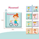 Baby Rattles Mobiles Toy Soft Animal Cloth Book Newborn Stroller Hanging Toy Bebe Early Learning Educate Baby Toys 0 12 Months