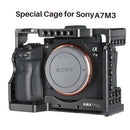 UURig C-A73 Kamerakäfig für Sony A7III A7R3 A7M3 Standard-Schnellwechselplatte im Arca-Stil mit Griff oben Sony A7III