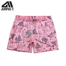 Tropischer Sommerurlaub Strand Schwimmen Kurze Badehose Schnelltrocknend Herren Schwimmen Strand Surf Shorts Lässige Mode Männliche Hybird Shorts