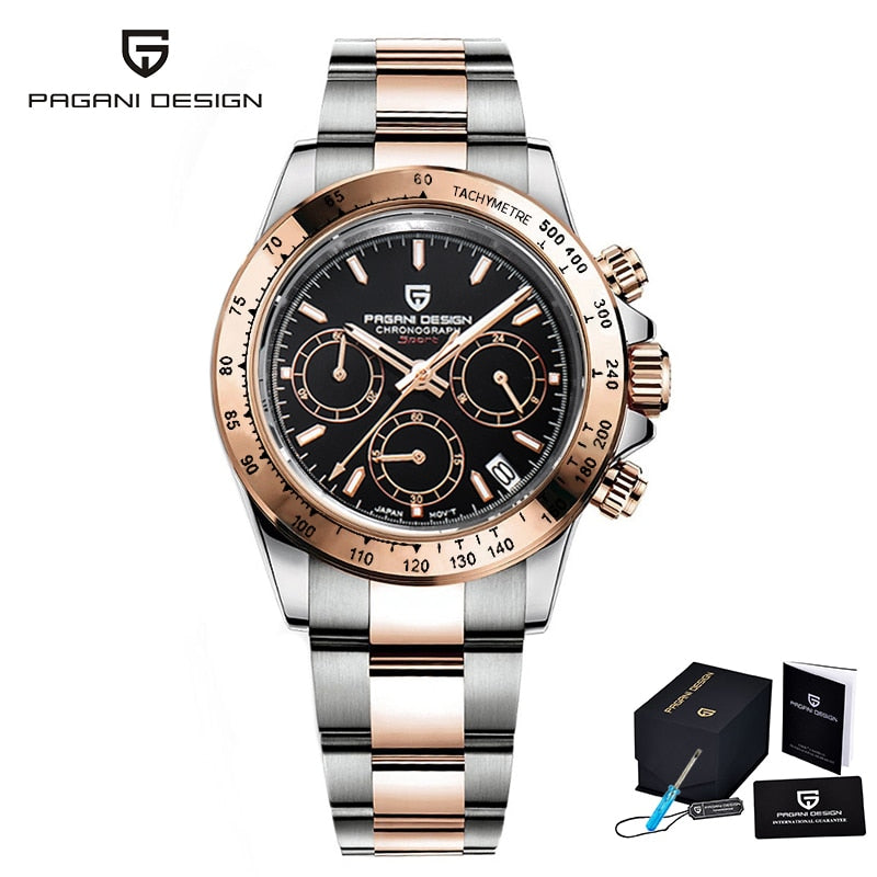 2020 New PAGANI DESIGN Brand Luxury Watches For Men Quartz Wristwatch Men Chronograph Automatic Watch Date Men Relogio Masculino