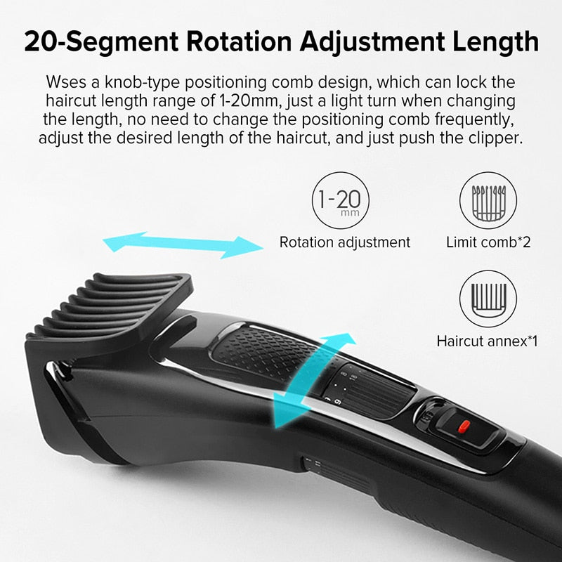 ENCHEN Barber Hair Cutting Machine Professional Kit Rechargeable Cordless Electric Hair Clipper Trimmer For Men Self Haircut