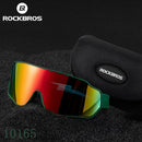 ROCKBROS Polarisierte Fahrradbrille Klare Fahrradbrille UV400 Outdoor Sport Sonnenbrille Herren Damen Fahrradbrille