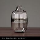 Kreative Blaue Hydroponische Getrocknete Blumenarrangement Vase Ornament Wohnzimmer Schlafzimmer Moderner Esstisch Blume Glasvase Handwerk