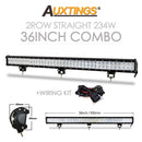 Auxtings 12 '' 22 '' 20 Zoll 12 V 24 V Offroad-LED-Lichtleiste Spot Flood Combo 20 '' 126 W LED-Arbeitslicht für Jeep Car 4WD Truck SUV ATV