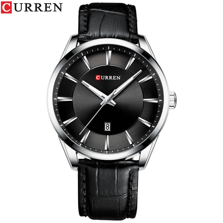 CURREN, nuevos relojes de cuarzo para hombres, relojes de pulsera con correa de cuero para hombres, Reloj de negocios de marca de lujo para hombres, Reloj para Hombres