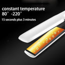 Kemei Haarglätter Lockenwickler Glätteisen Negativ-Ionen Haarglättung Lockenstab Turmalin Keramik Heizplatte LCD Display