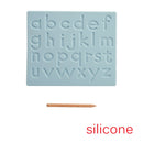 Montessori Tracing Board Holzspielzeug für Mädchen Jungen Doppelseitige Groß- und Kleinbuchstaben Nummer Lernspiel Spielzeugprodukt