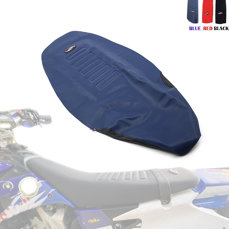 Motorcycle Gripper Soft Seat Cover Non-slip Diamond Pattern Stretchy Waterproof For 125-450 SX SXF EXC EXCF XC-W HONDA CRF250R