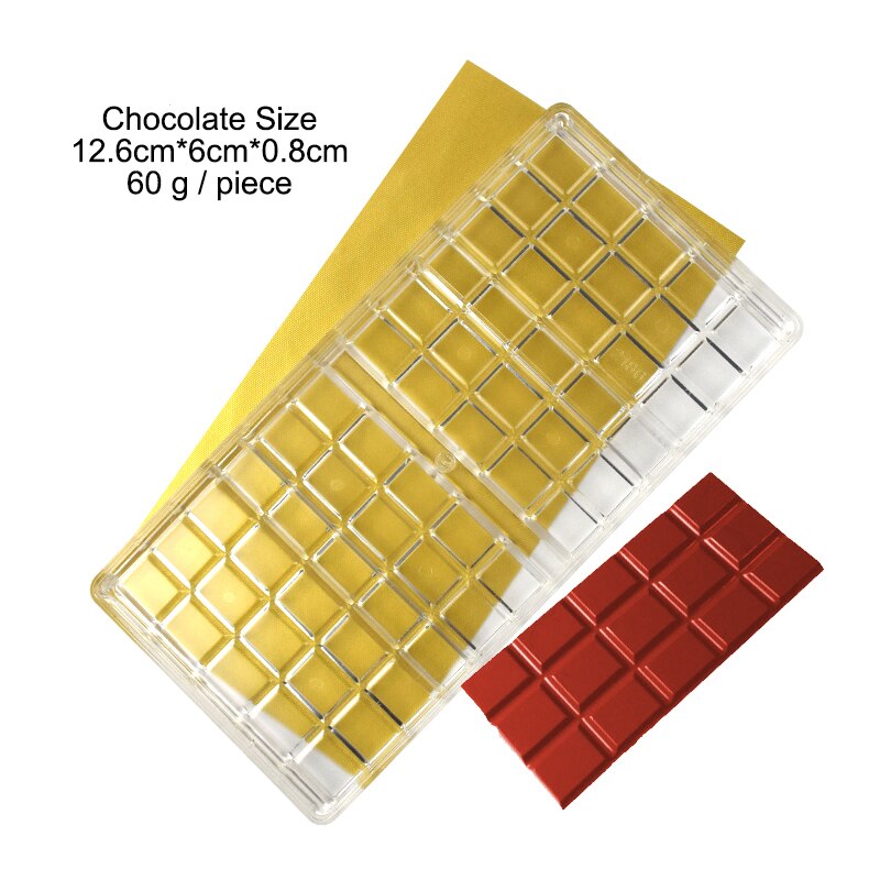 3D Polycarbonate Chocolate Mold Sphere Chocolate Bomb Tools Cake Confectionery Mold for Chocolates Bar Mould Bakery Baking Tools