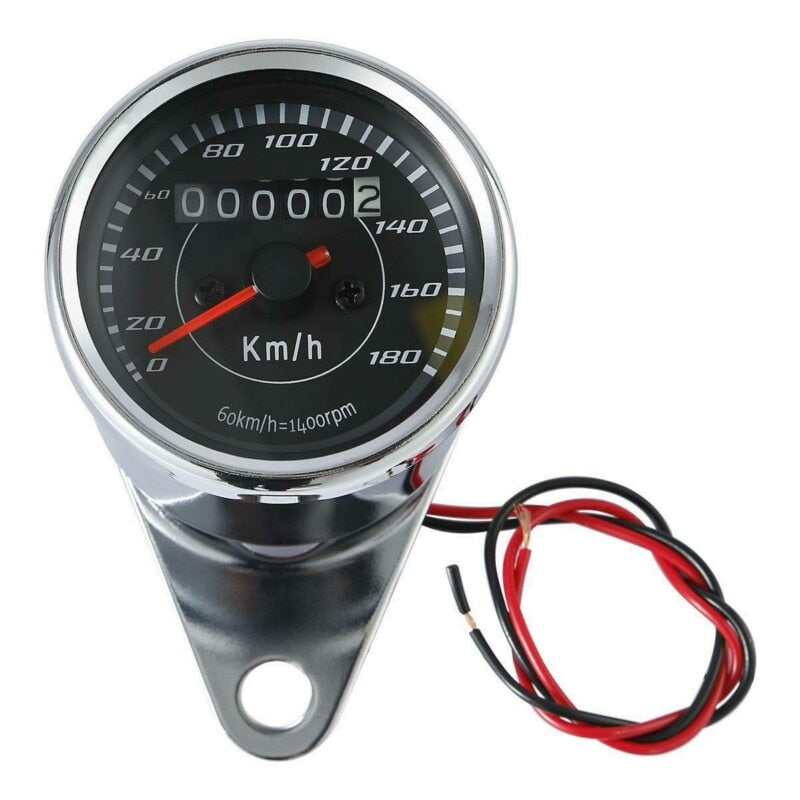 Motorrad-Universal-Kilometerzähler-Tachometer-Messgerät für Harley Honda Yamaha Cafe Racer Suzuki Kawasaki für die meisten Fahrräder