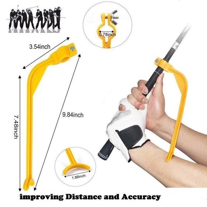 4 Pc/Set Golf Swing Training Aid Arm Band Trainer Impact Ball Inflator Posture Motion Correction for Beginner Practice