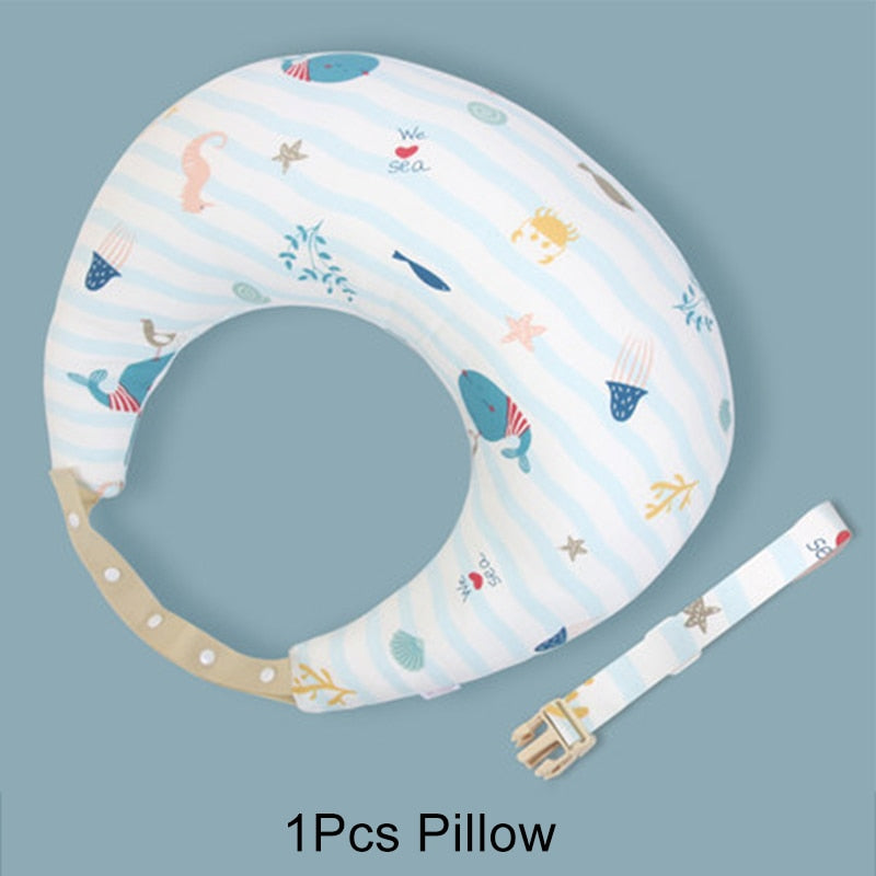 Multifunction Nursing Pillow Baby Maternity Breastfeeding Pillow Adjustable Pregnant woman Waist Cushion  Layered Washable Cover