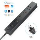 WIFI Smart Power Strip Universal Funktioniert mit Alexa Googlehome Multi Plug Four Takes 6AC Socket 4 USB Voice Control UK/EU/US/AU