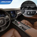 Cargador inalámbrico de coche para volvo XC90, nuevo XC60 S90 V90 QI 18-2022, placa de carga especial para teléfono móvil, accesorios para coche v60 2020 S60