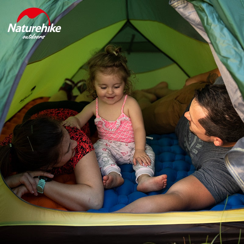 Colchón inflable Naturehike, colchón de aire, colchoneta para acampar, colchón ultraligero para acampar, colchoneta para dormir, cama para acampar, almohadilla para dormir de nailon