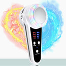 Tragbares Hot Cold Beauty Instrument 3 Farben Photon Rejuvenation Massager Skin Lifting Firming Facial Cool Warm Hammer