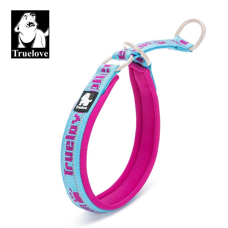 Truelove Soft Slip Dog Collar reflectante ajustable P Chain Training Choke Collars Dog Training para perros pequeños, medianos y grandes