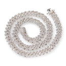 THE BLING KING 9 mm Schnalle Link Pave Iced CZ Cuban Link Halsketten Goldfarbe Luxus Bling Bling Schmuck Mode Hiphop für Männer