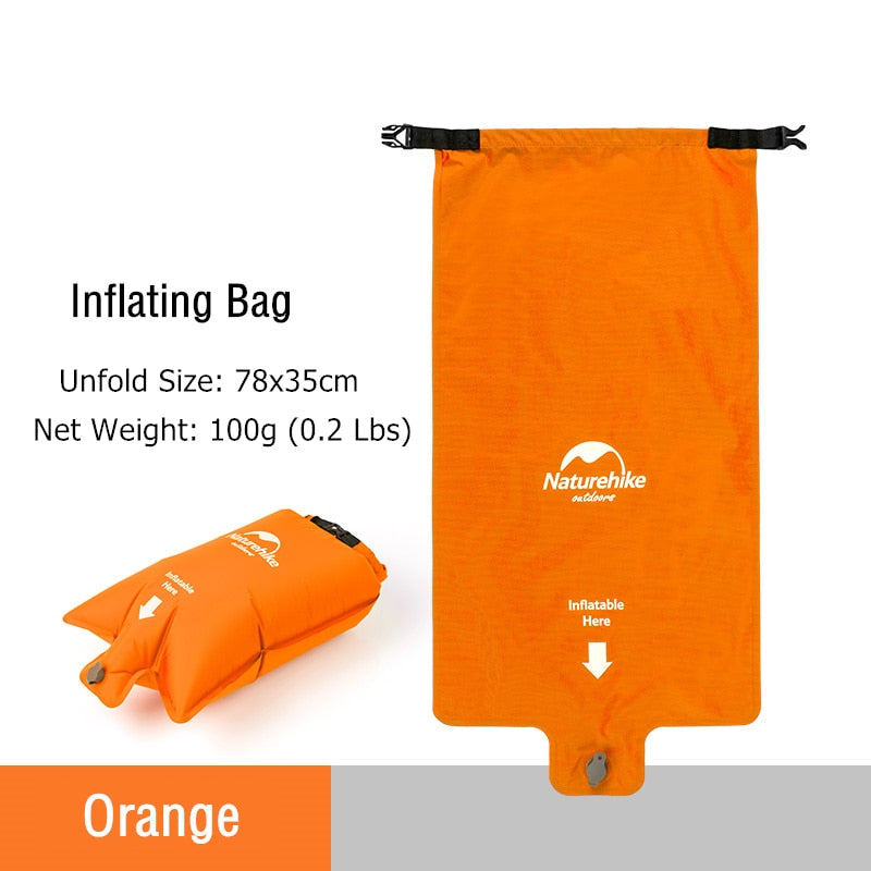 Colchón inflable Naturehike, colchón de aire, colchoneta para acampar, colchón ultraligero para acampar, colchoneta para dormir, cama para acampar, almohadilla para dormir de nailon