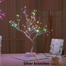 Luces de noche LED Mini lámpara de mesa de árbol de Navidad guirnalda de luces de hadas chico regalos hogar interior decoración de la habitación decoración de Navidad