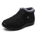 Damen Stiefel Plüsch Slip On Damen Stiefeletten Waterpoor Winter Freizeitschuhe Für Damen 2021 Schneestiefel Damenschuhe Plus Größe