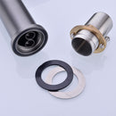 Badezimmer-Mischbatterie für Waschbecken, heiß, kalt, massives Messing, Waschtischarmatur aus Rotguss, Deckmontage, Einlochmontage, Einhandgriff, Waschtisch-Wasserhahn