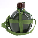 UNTIOR Aluminum Military Army Flask Wine Water Bottle Cooking Cup With Shoulder Strap Hiking Kettle Outdoor Tools 1L/2L