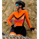Mono de ciclismo XAMA Pro para mujer, mono de manga larga para bicicleta, mono MTB, ropa de ciclismo, Jersey indefinido
