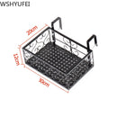 Hängeregal Organizer Blumentopf Aufbewahrungskorb Rack Schrankhalter Balkonschiene Pflanzgefäß Regal Zaun Geländer Blumentöpfe Halter