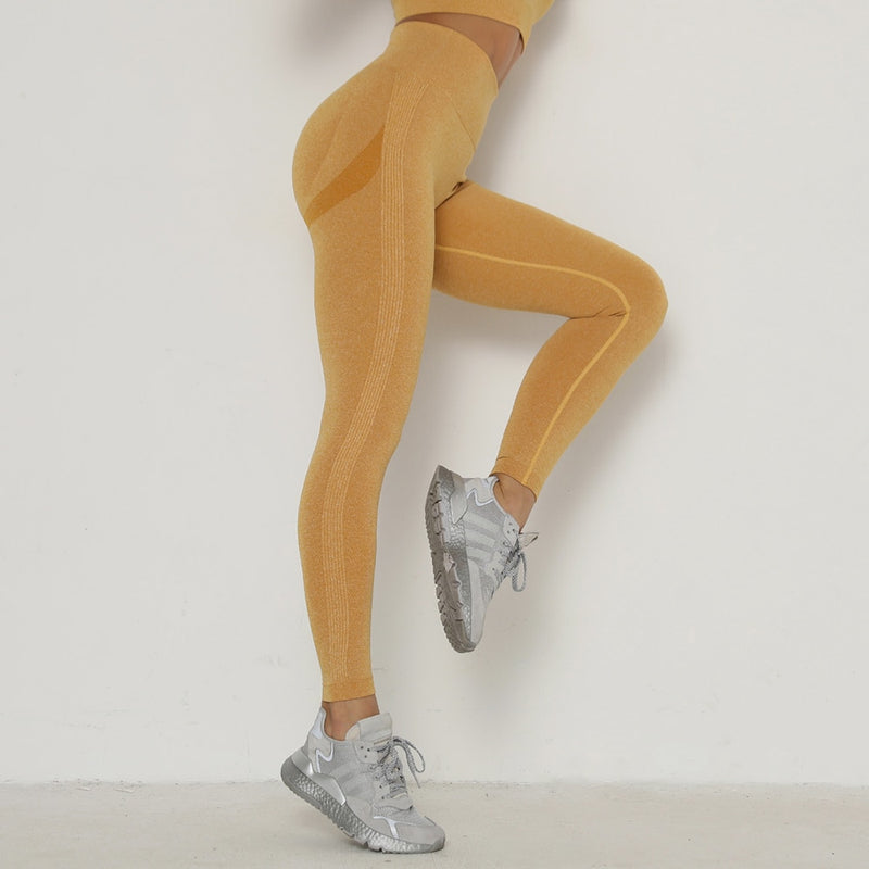 Pantalones deportivos para mujer, mallas sin costuras de cintura alta, pantalones deportivos con Control de barriga para mujer, mallas deportivas para gimnasio, mallas ajustadas de cintura alta