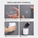 Cleanhome - Escobilla de baño TPR para colgar en la pared con pinzas y soporte, juego de cerdas de silicona para limpieza de suelos y baños