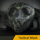 Outdoor Airsoft Schutzmaske Militärische Taktische Paintball Vollgesichtsmaske CS Jagd Schießen Sport Halloween Schädel Masken