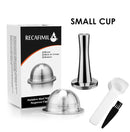 ICAfilasEspresso-Kapseln Wiederverwendbare Nespresso Vertuoline &amp; Vertuo Edelstahl (G2) nachfüllbare Kapsel wiederverwendbarer Filter ods