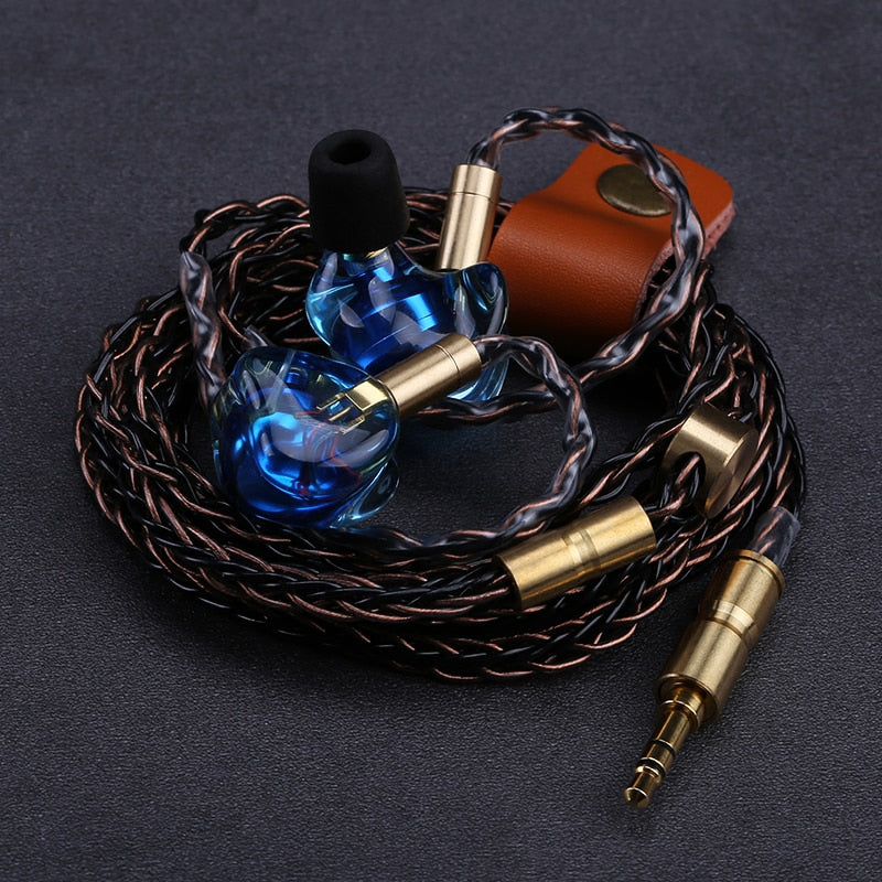 OPENHEART Resin Earbuds with Mmcx Good-looking HIFI High Quality Audio Wired Headphone Headset In-ear Earphones Bass Earpieces